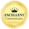 Excellent communicator badge
