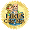 Likes older men badge
